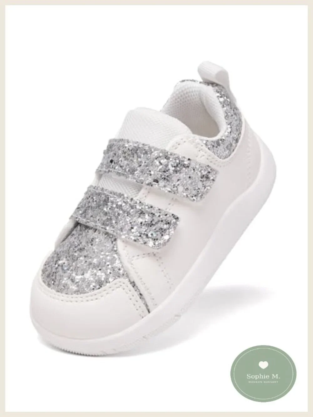 Toddler Walking Shoes Non-Slip Canvas Sneakers Easy On Off Wide Toe Box